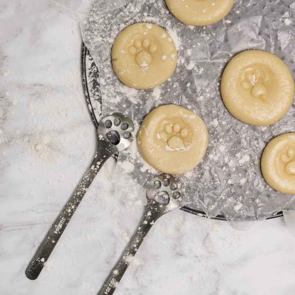Paw Print Baking Spoons