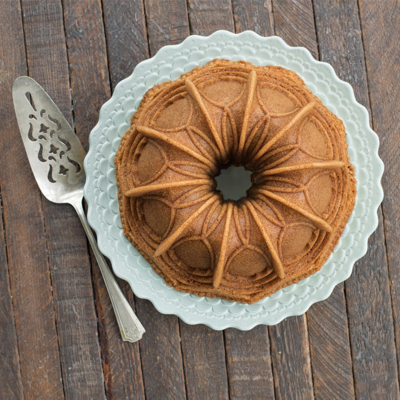 Nordicware Vaulted Cathedral Sparkling Silver Bundt® Pan