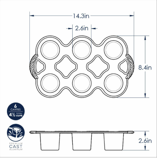 Nordicware Grand Popover Pan